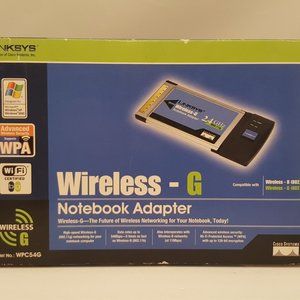 LINKSYS CISCO Wireless G Notebook Adapter Cardbus 2.4Ghz 802.11g WPC54G